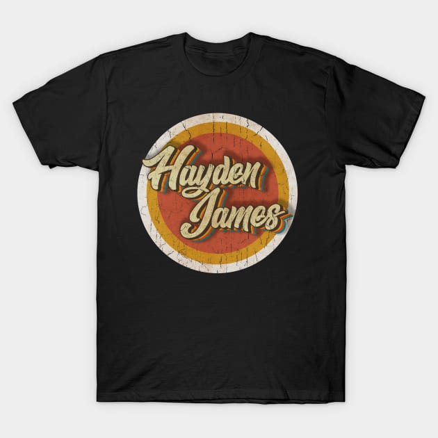 circle vintage Hayden James T-Shirt by KewanAlasStore